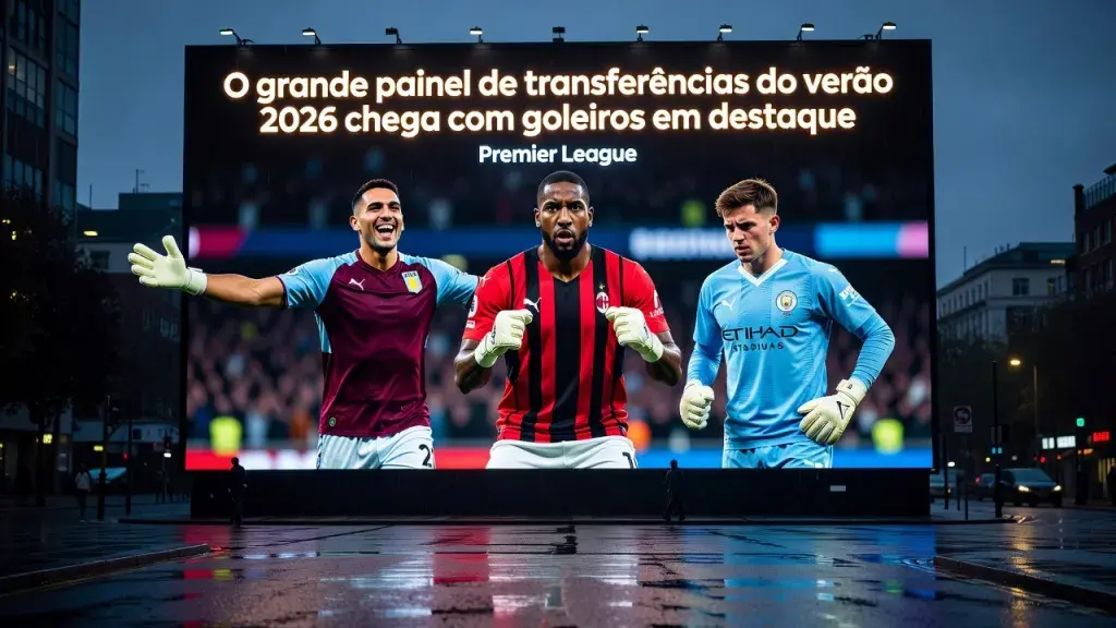 O grande painel de transferências do verão 2026 chega com goleiros em destaque